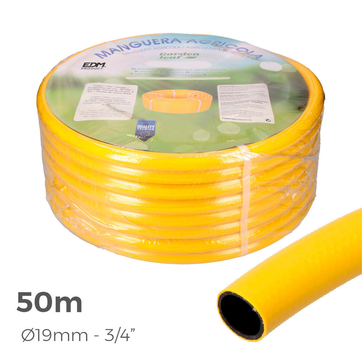 Slang EDM 74131 PVC polypropen 25 bar 50 m Ø 19 mm (50 m)